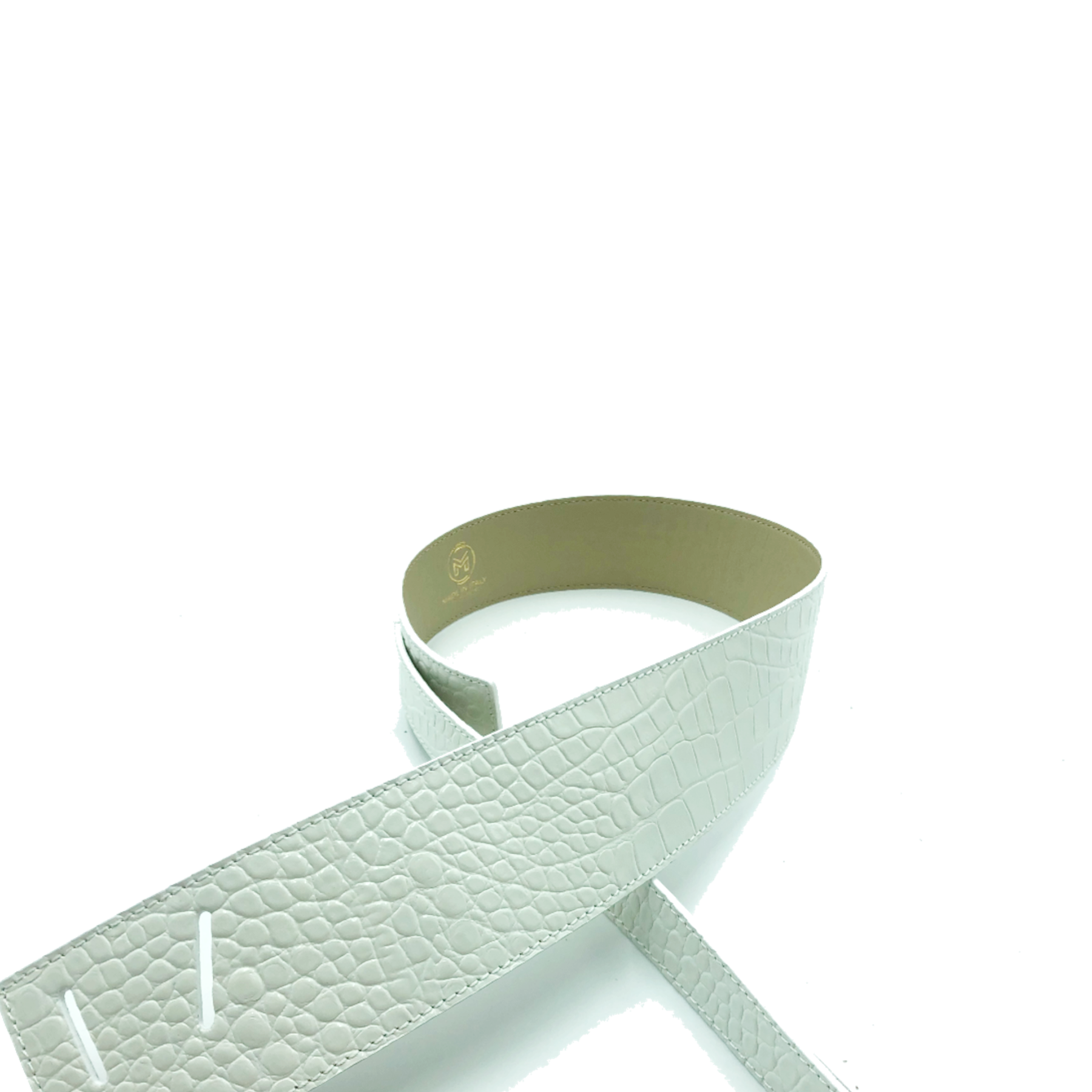 Cintura BUSTIER Cocco Bianco Ottico - MUTH