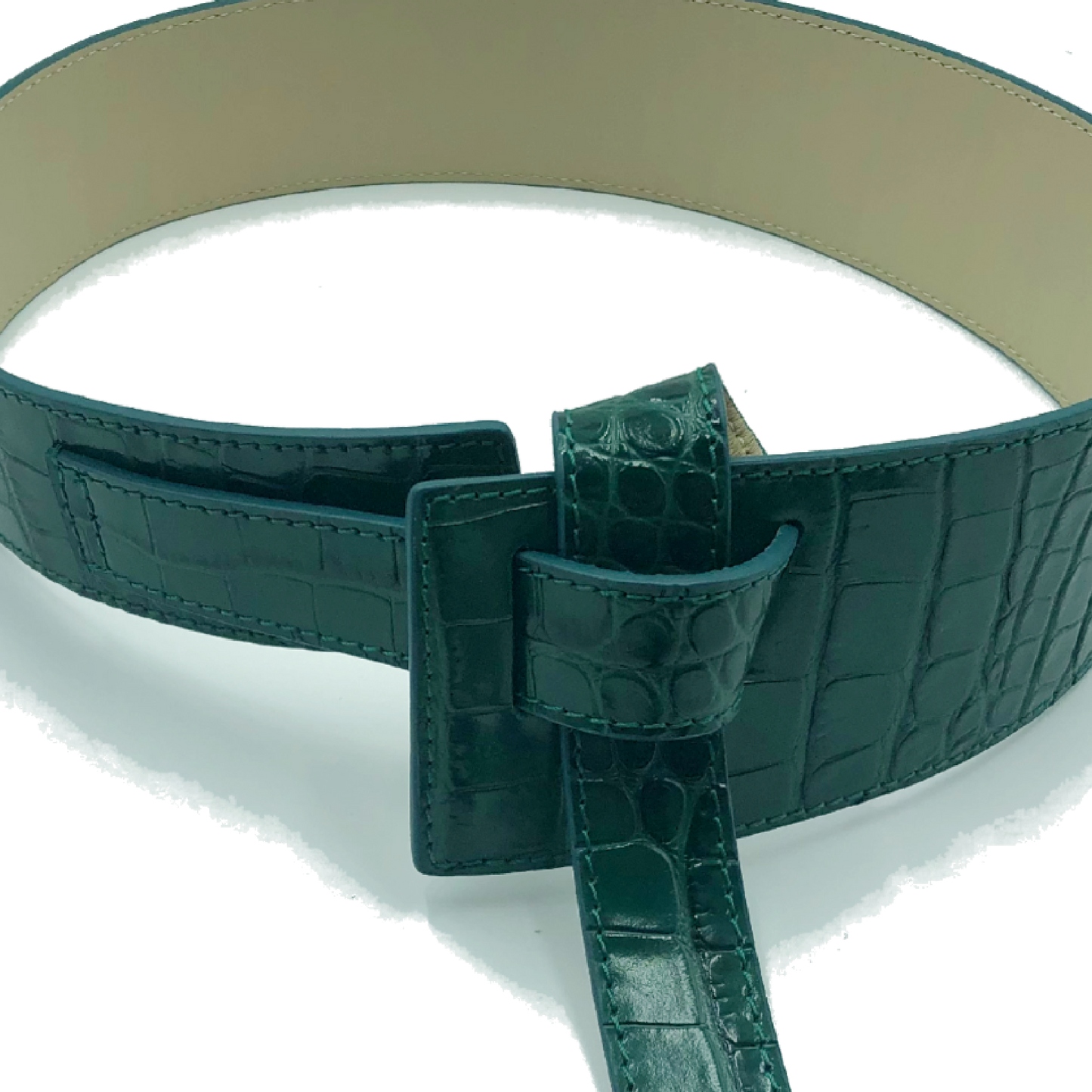 Cintura BUSTIER Cocco Verde Smeraldo - MUTH